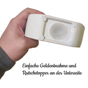 Scotland is calling! Spardose mit Highland-Kuh-Motiv