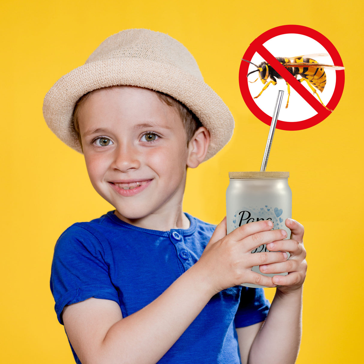 Papa loading... 2026 Trinkglas mit Bambusdeckel für werdende Väter