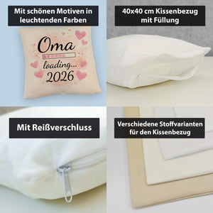Rosa Herzen Kissen Oma Loading... 2026
