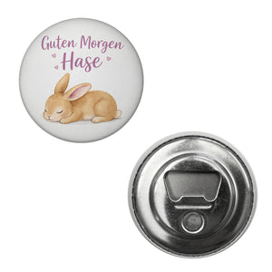 Schlafender Hase Guten Morgen Magnet