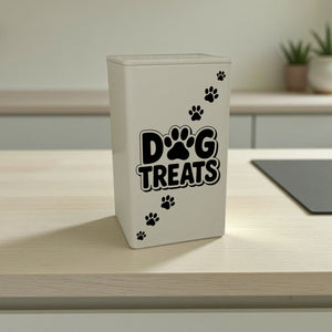 Dog Treats Dose 900ml mit Pfotenabdruck