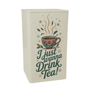 Vintage Teetasse - I just wanna drink tea! TeeDose 900ml