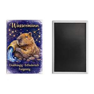 Wassermann Sternzeichen Cabybara Souvenir Magnet für Astrologie Fans