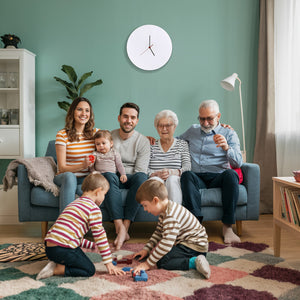 Sportwagen Wanduhr mit Spruch: Motor Racing Fan