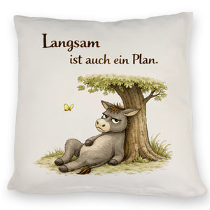 Eddi Esel Unter Baum Kissen Langsam ist auch ein Plan