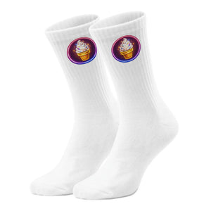 epicsocks Neon Fast Food Fiesta Softeis Socken in 37-41 im Paar