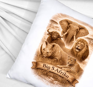 Big 5 Afrika Kissen mit Tiermotiven