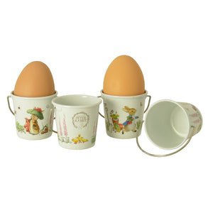 Peter Rabbit Eimer Eierbecher im 4er Set