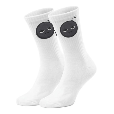 epicsocks Emo Moods Müdes Gesicht Socken in 37-41 im Paar