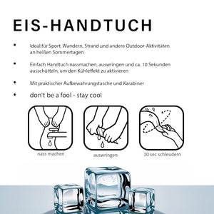 Schwarzwald Eishandtuch mit Schwarzwälder Kirschtorte - Ein Stück Schwarzwald