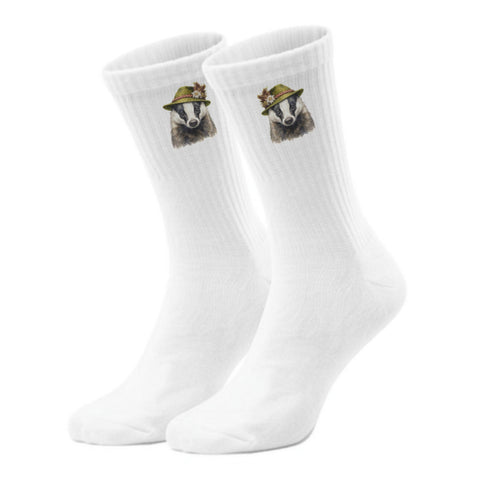 epicsocks Alpen Charme Wald und Luft Dachs Socken in 37-41 im Paar