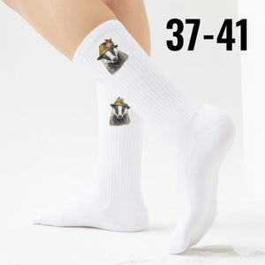 epicsocks Alpen Charme Wald und Luft Dachs Socken in 37-41 im Paar