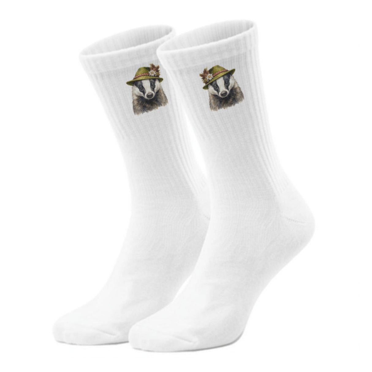 epicsocks Alpen Charme Wald und Luft Dachs Socken in 37-41 im Paar