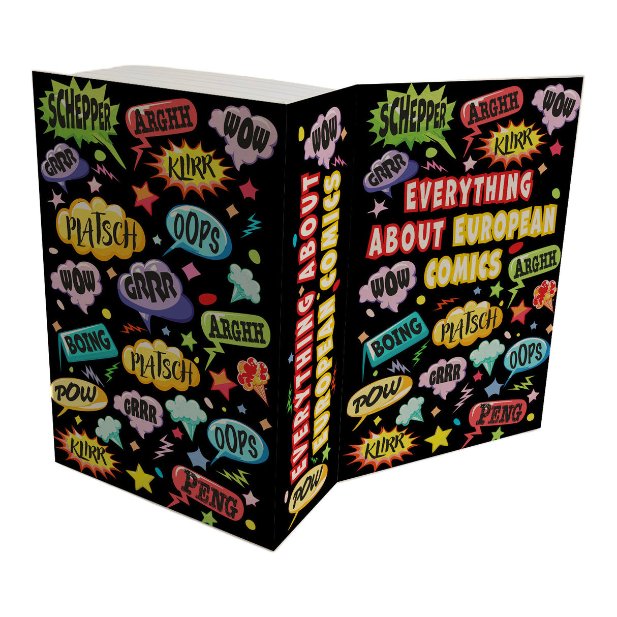 Comic Fan Booksafe mit Spruch: European Comics