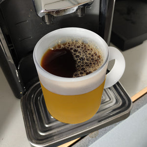 Kaffeebecher mit Bier Motiv