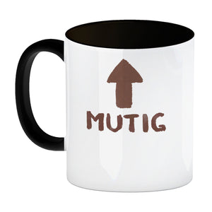 Mut ist wenn man Durchfall hat und trotzdem furzt Kaffeebecher