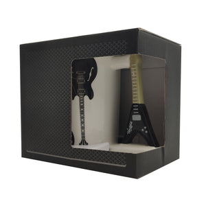 Metal Gitarre Kaffeebecher mit E-Gitarre als Griff