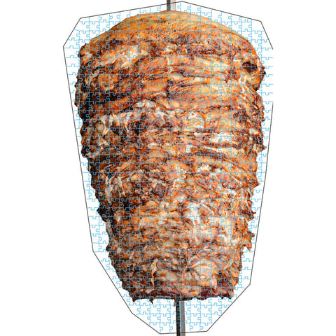 Döner Puzzle mit 618 Teilen in Dönerbox