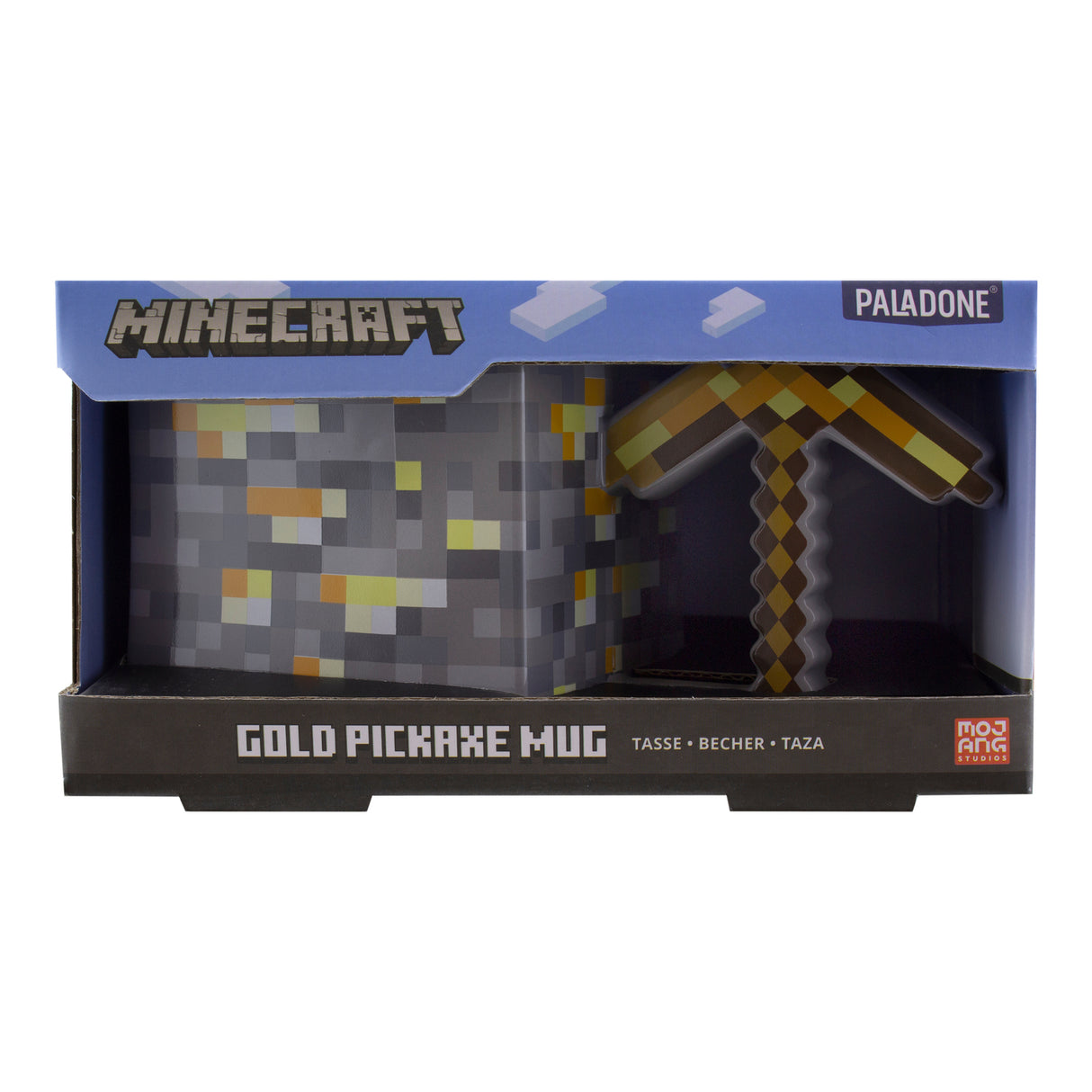Minecraft Gold Pickaxe Kaffeebecher