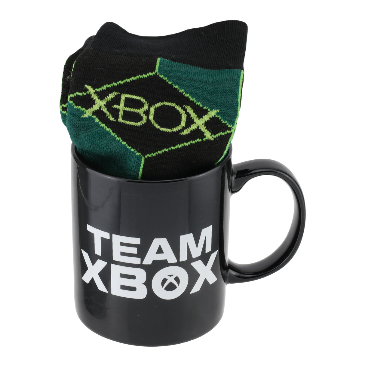 Team Xbox Logo Kaffeebecher mit Socken