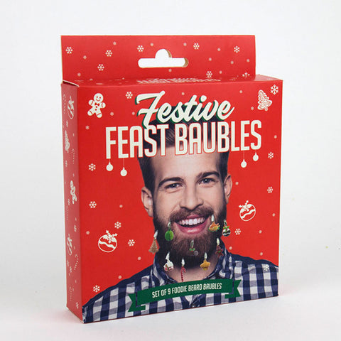 Weihnachten Christbaumkugeln für den Bart im 9er Set