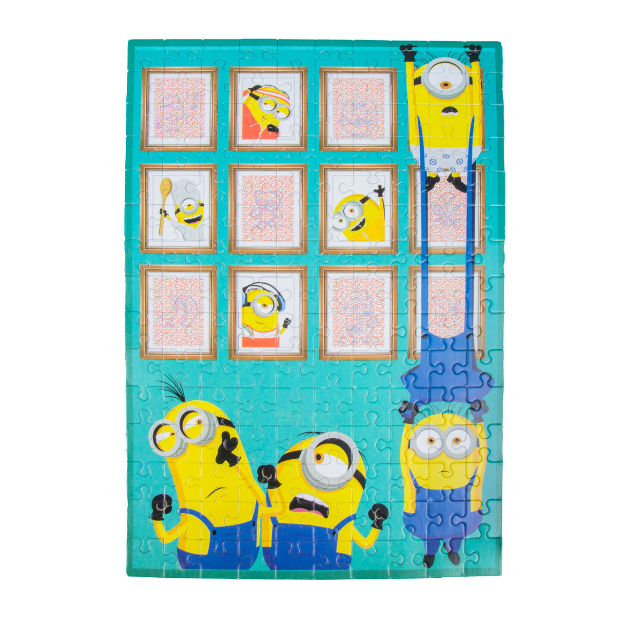 Doppelseitiges Minions Puzzle mit 150 Teilen und magischer Maske