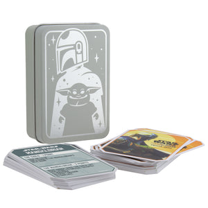 Star Wars The Mandalorian Quiz mit 50 Karten in einer Metalldose