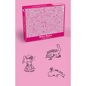 Penis Puzzle mit 1000 Teilen