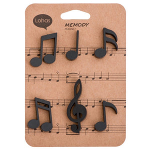 Musiknoten Kühlschrankmagnete im 6er Set