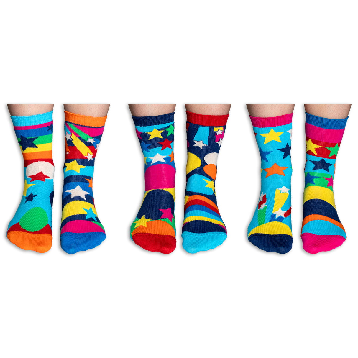 Happy Birthday Oddsocks Socken in 30,5-38,5 im 6er Set