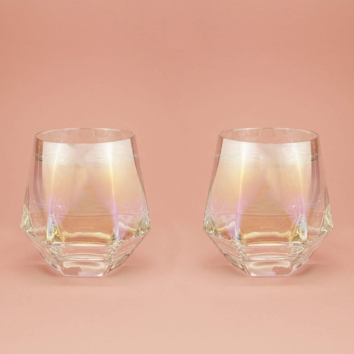 Diamant Whiskeygläser im 2er Set