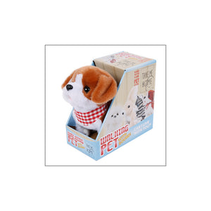 Hund Kuscheltier mit Lauffunktion und Sound