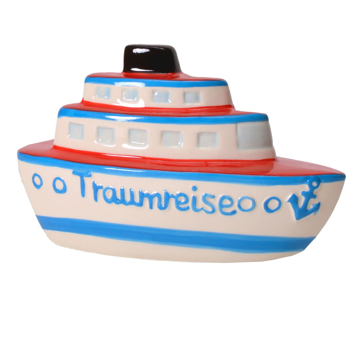 Schiff Traumreise Spardose aus Keramik