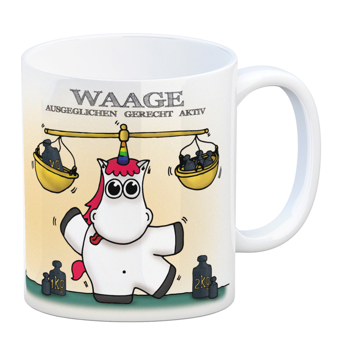 Honeycorns Sternzeichen Waage Kaffeebecher