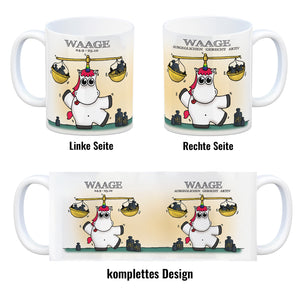 Honeycorns Sternzeichen Waage Kaffeebecher