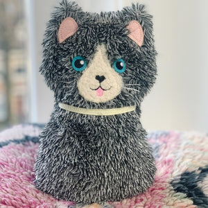 Katze Körnerkissen mit Lavendelduft