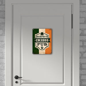 Metallschild mit Murphy's Irish Pub Motiv