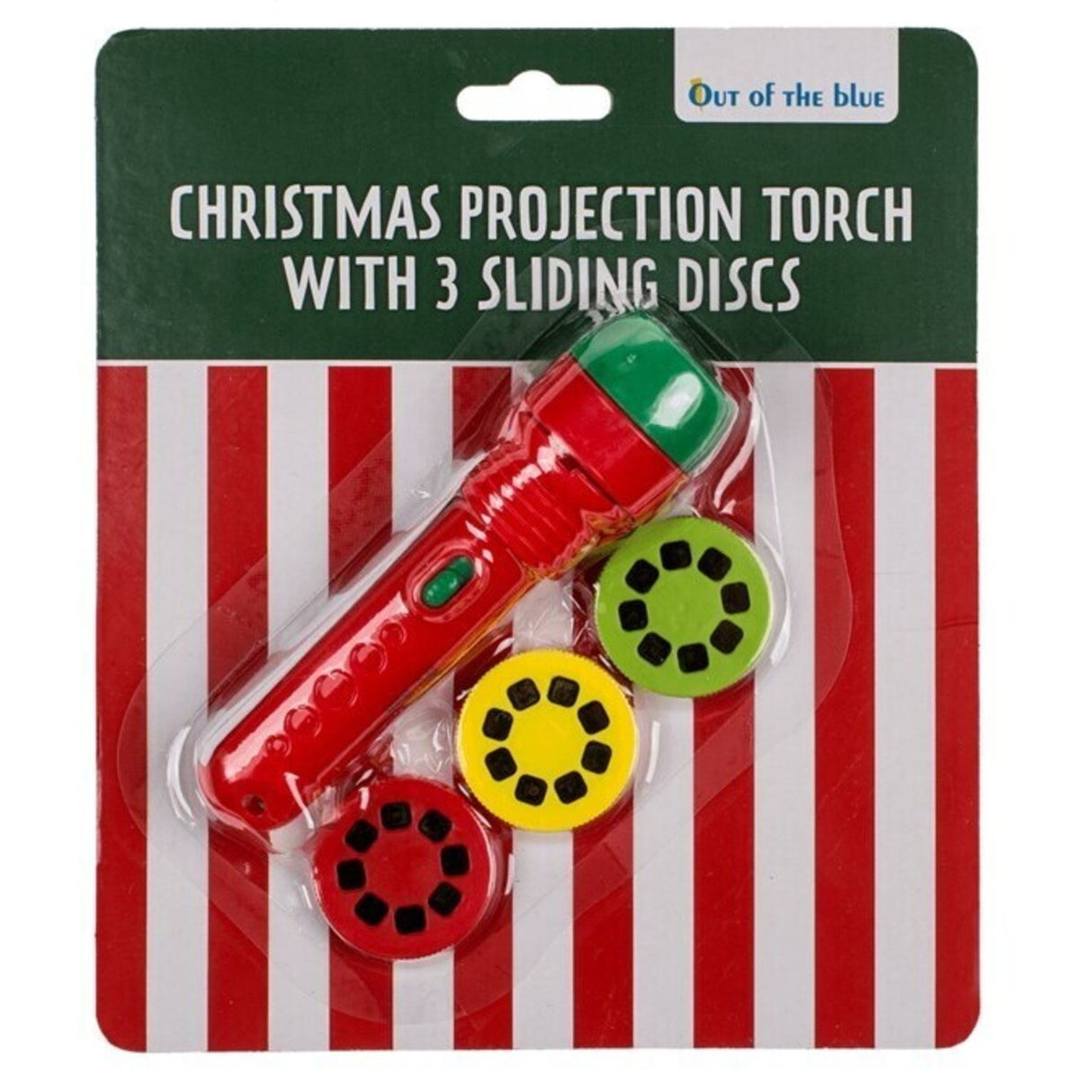 Weihnachten Taschenlampe mit Projektor und 3 Projektionsscheiben