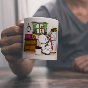 Honeycorns Kaffeebecher mit Einhorn Motiv