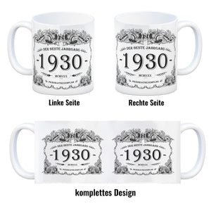 1930 der beste Jahrgang Kaffeebecher
