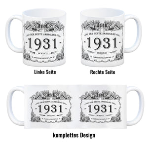1931 der beste Jahrgang Kaffeebecher