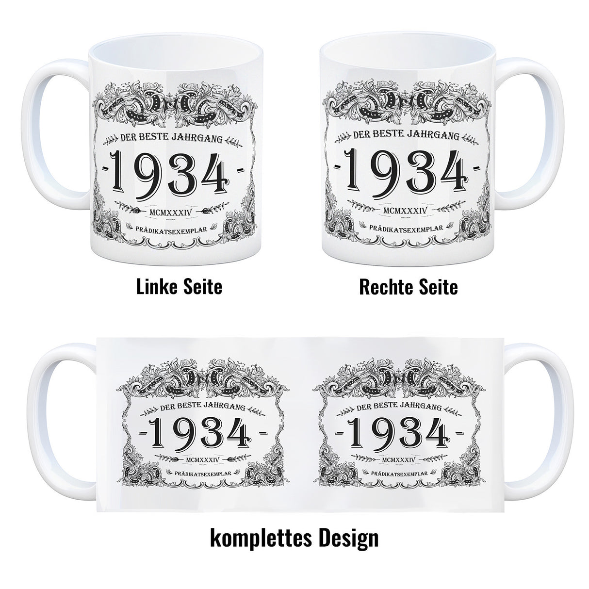1934 der beste Jahrgang Kaffeebecher