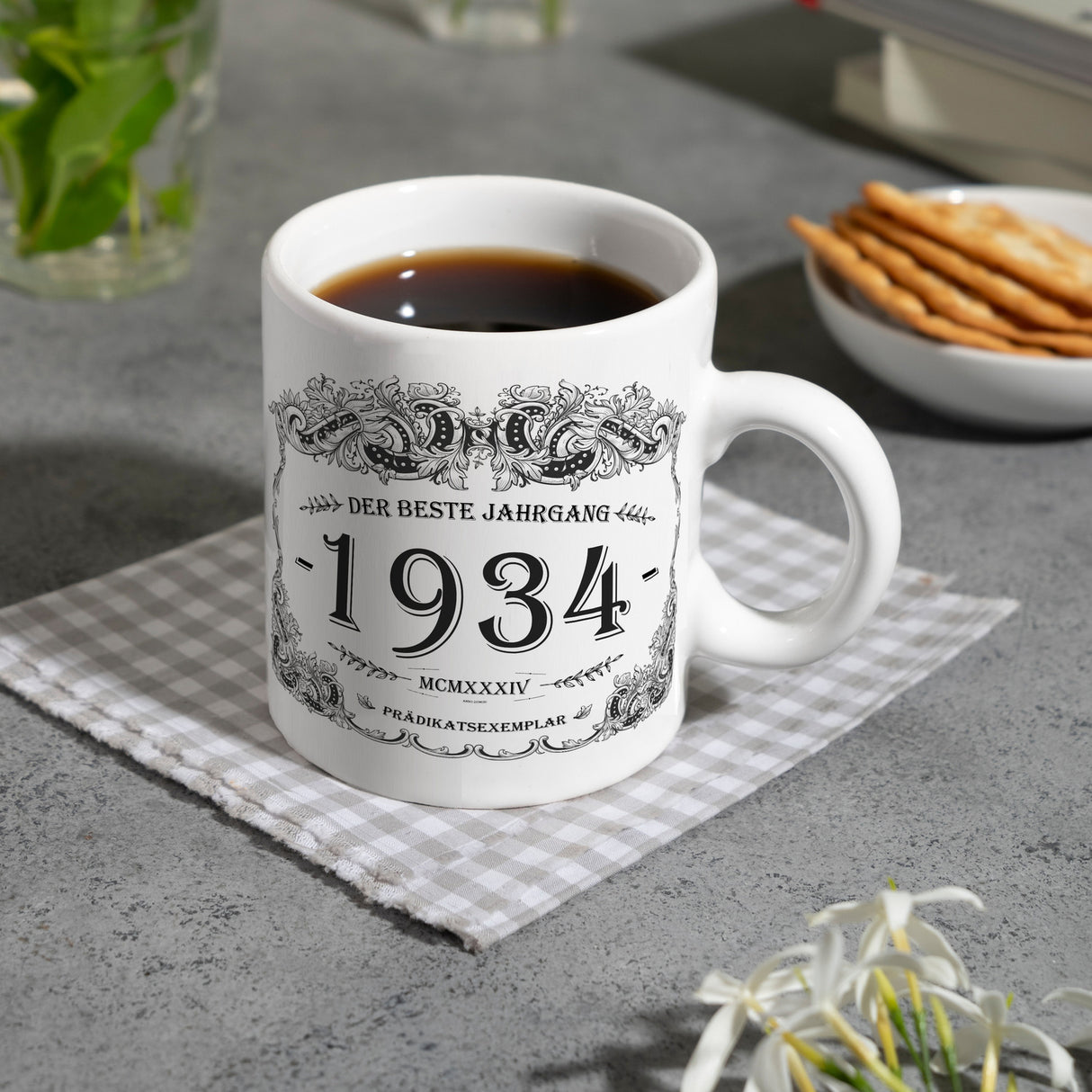 1934 der beste Jahrgang Kaffeebecher