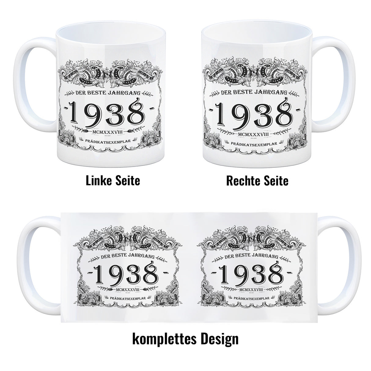 1938 der beste Jahrgang Kaffeebecher