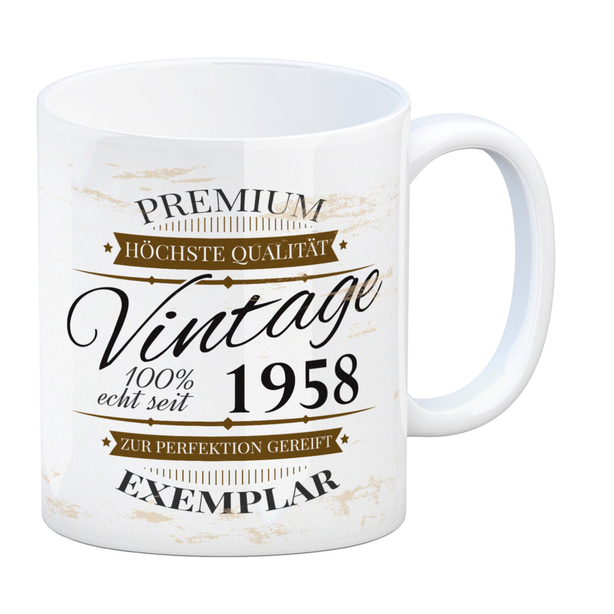 Vintage Tasse 100% echt seit 1958 - Premium Exemplar - Zur Perfektion gereift -