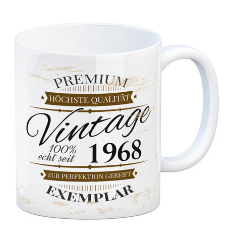 Vintage Tasse 100% echt seit 1968 - Premium Exemplar - Zur Perfektion gereift -