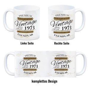 Vintage Tasse 100% echt seit 1973 - Premium Exemplar - Zur Perfektion gereift -