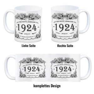 1924 der beste Jahrgang Kaffeebecher