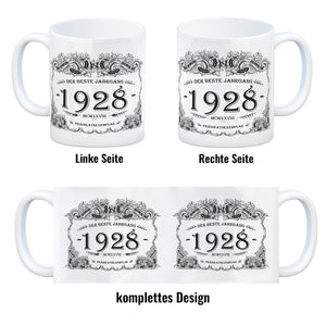 1928 der beste Jahrgang Kaffeebecher