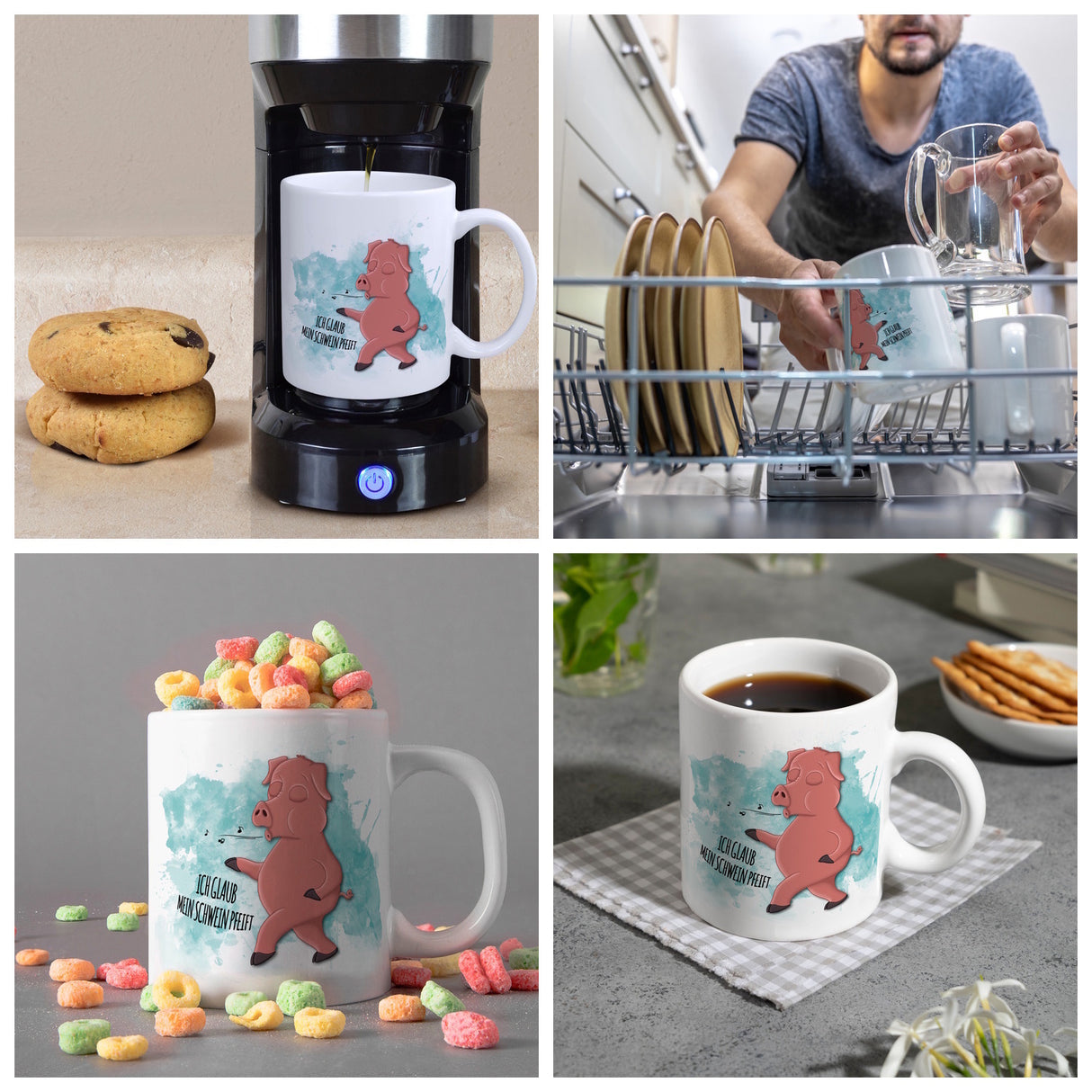 Ich glaub mein Schwein pfeift Kaffeebecher